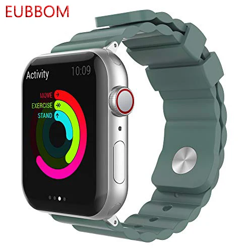 

Sport Silicone Strap Belt Bracelet Correa for Apple Watch 6 5 4 3 2 Accessories 38mm 42mm Iwatch 4 Band 44/40mm Watchbands Piece