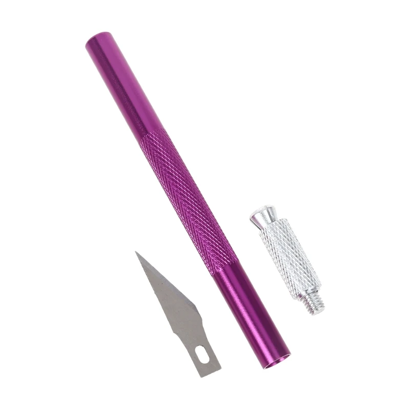 

Precision Carving Craft Hobby Knife with 20pcs Stainless Steel Blades Ruler Kit for Art Work Cutting Tool Scrapbooking