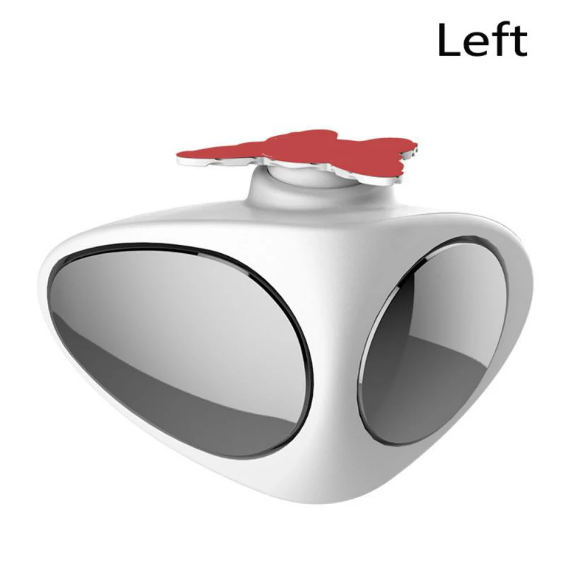 2 в 1 Автомобильное Зеркало для слепых зон широкоугольное зеркало с вращением на