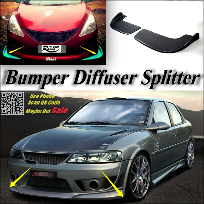 Автомобильный Разветвитель диффузор бампер утка губа ДЛЯ Chevrolet для Holden Vauxhall Vectra B