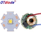 CREE XML2 LED XM-L2 T6 U2 10 Вт белый нейтральный белый теплый белый светодиодный эмиттер чип 20 мм медная печатная плата + вход 12 В светодиодный драйвер