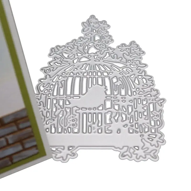 Металлический трафарет в виде птичьей клетки сделай сам скрапбукинг альбом