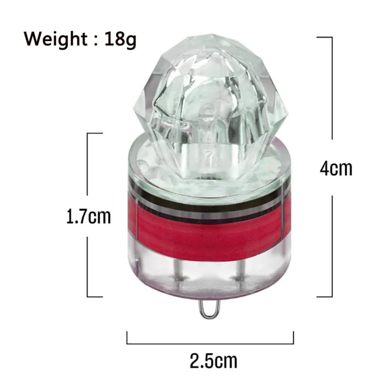 

Mini Fishing LED Light Lures Bait Flashing Lamp Squid Deep Drop Electronic Luminous LED Underwater Fishing Light