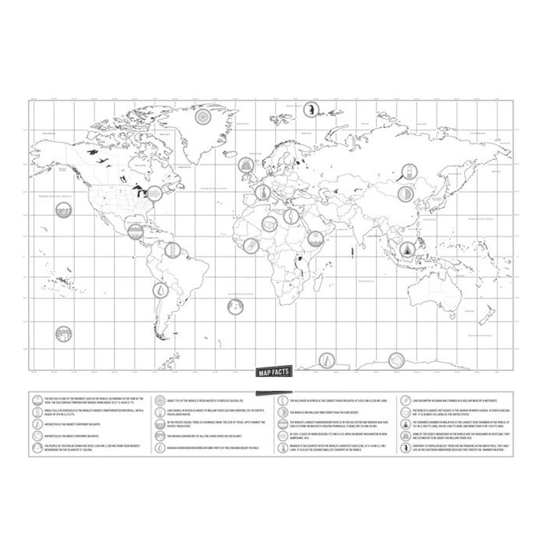 Настенный стикер для карты украшение дома Карта мира шейный платок Дорожная