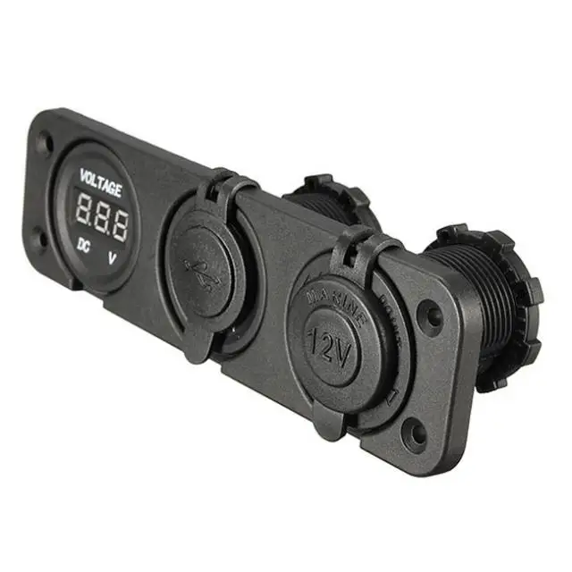 12 В/24 В двойной USB автомобильный разветвитель зарядное устройство адаптер