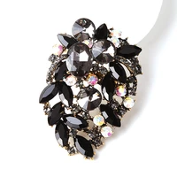 beadsland alloy inlaid rhinestone brooch design fashionable high end clothing accessories pin woman gift mm br 30