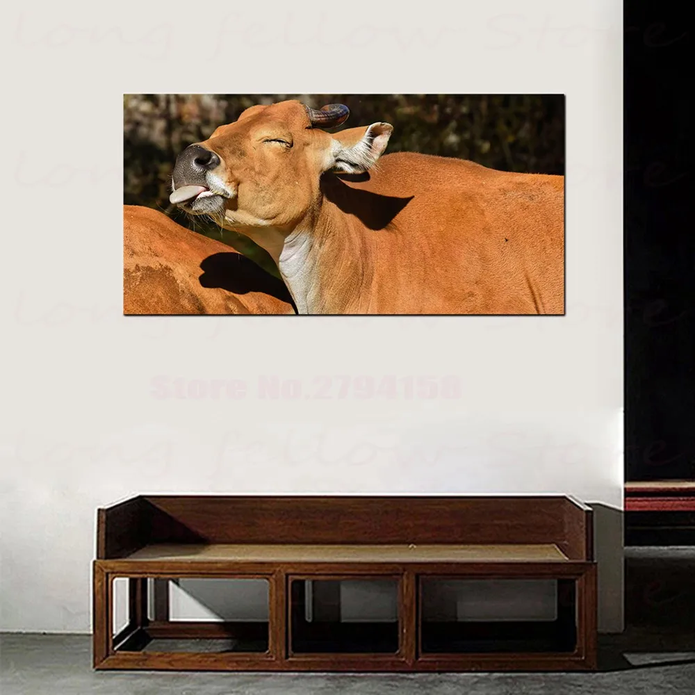 Современного искусства домашние украшения с животными лошадь слон настенные