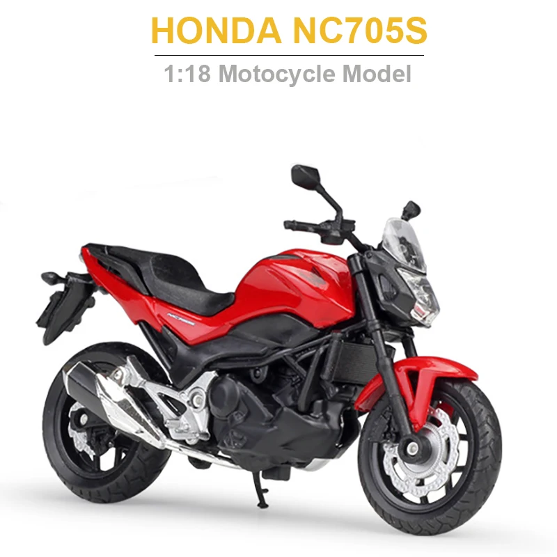 

Модель мотоцикла HONDA NC705S из сплава, модель мини MTX Mototrax, игрушка на Рождество, день рождения, подарок на мотоцикл для мальчиков, 1/18, 2018