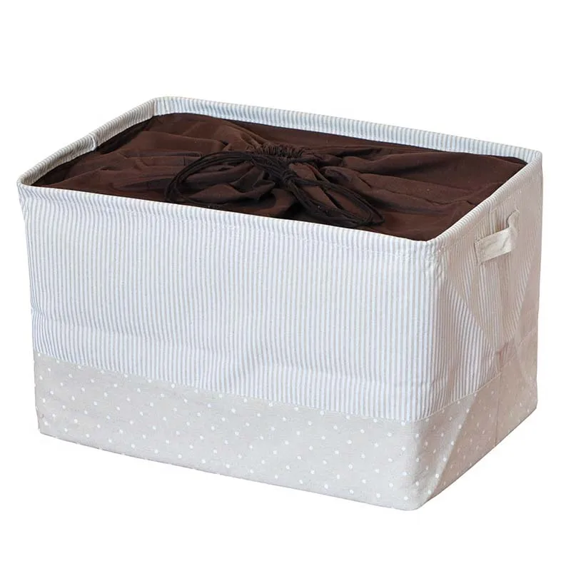 Корзина-органайзер для хранения грязных игрушек белья хлопка и льна | Дом сад