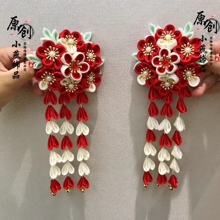 Древности ханьфу кимоно Сакура волосы на заколках для наращивания аксессуары