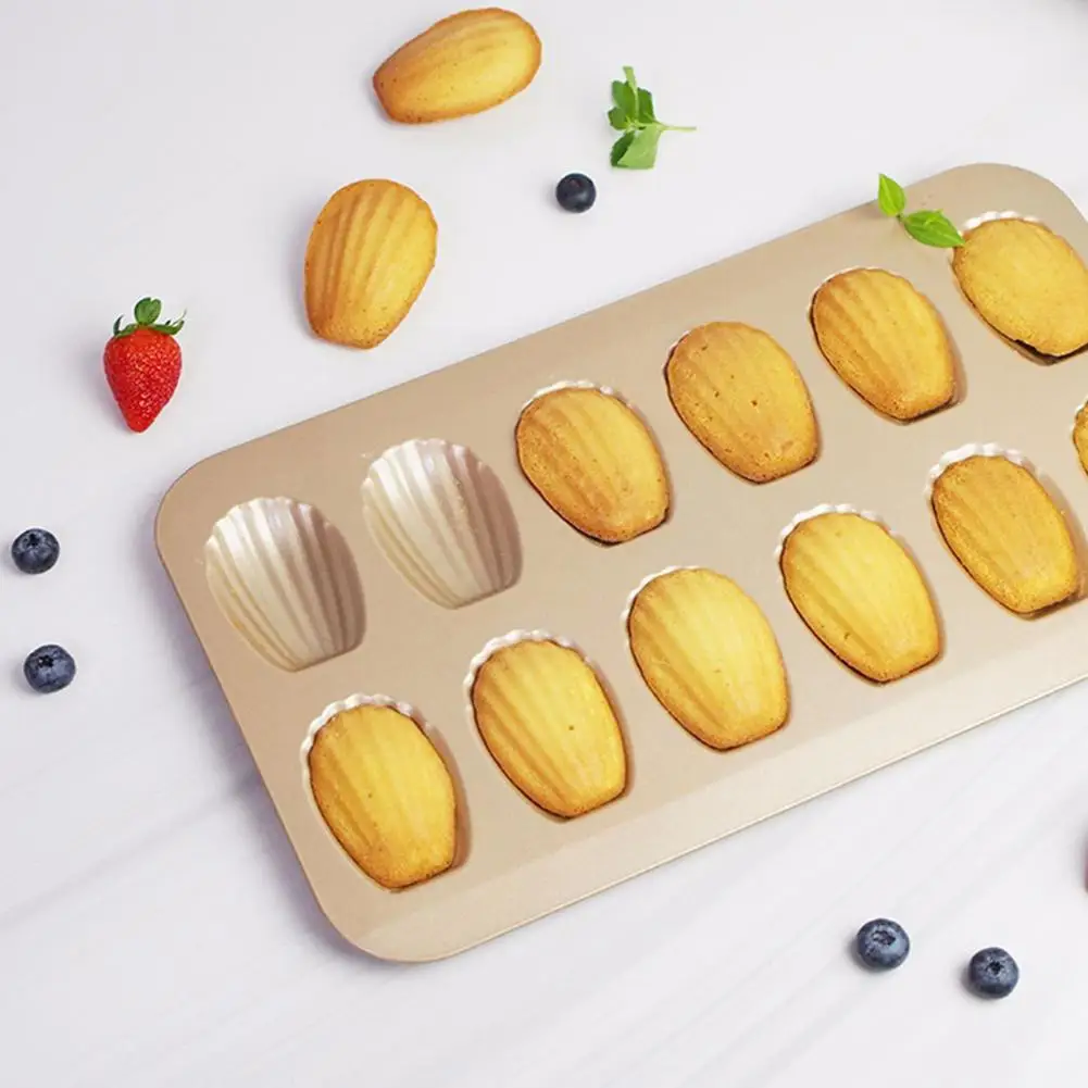 

Shell Baking Mold Cake Pan DIY Home Oven Pan Mould Cupcake Nonstick Biscuit Bake Kitchen Crafts Kitchen Handmade Cookie Bak R5P2