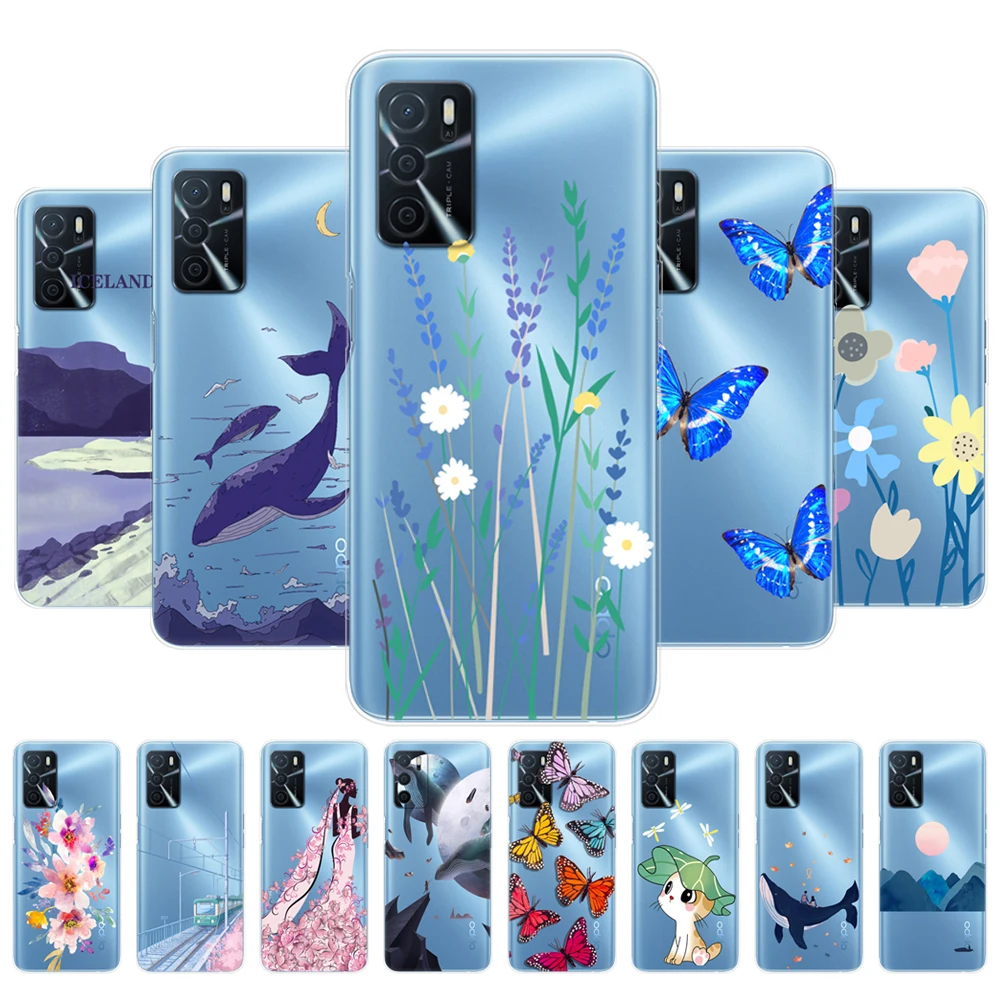 

For OPPO A16 Case For OPPO A16S Soft Case Phone Back Cover For OPPOA16 OPPOA16S Bumper OPPO A 16 S 16S Silicon Funda 6.52inch