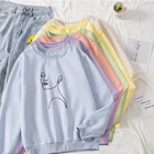 Женская толстовка с капюшоном Skuggnas, Зимний пуловер с круглым вырезом и абстрактным графическим рисунком в стиле Харадзюку