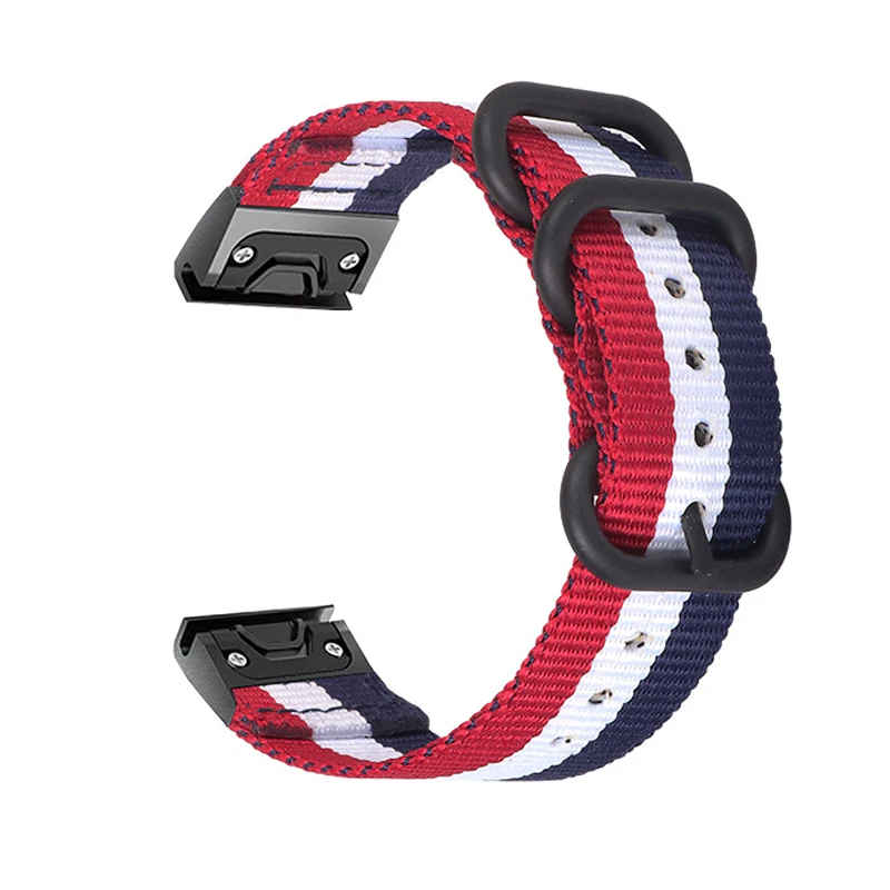 Ремешок Fenix 6X 6 6S Pro для наручных часов нейлоновый браслет Garmin 5X/Fenix 5 5S/Forerunner 935 945 |