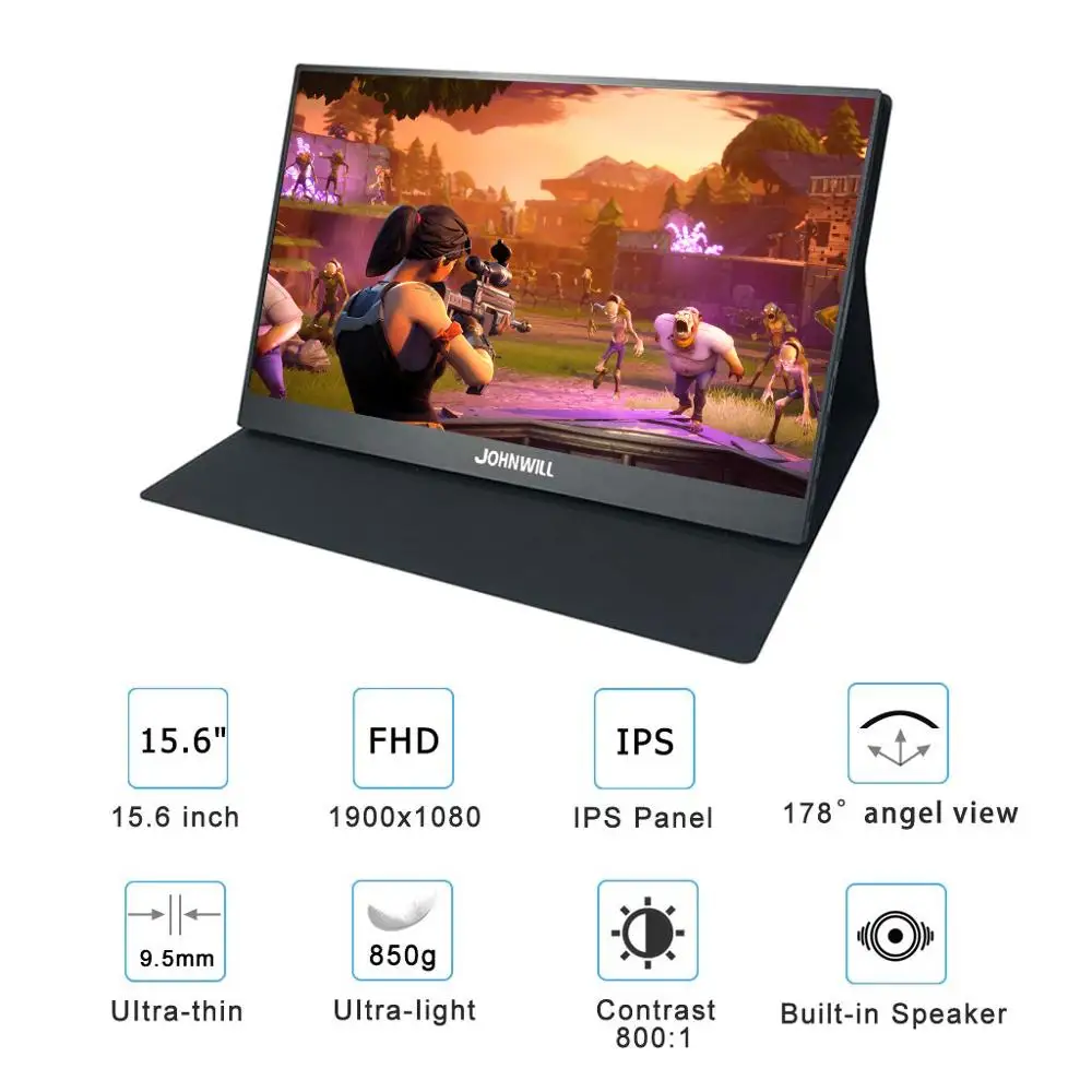 15 6 дюймовый сенсорный экран HDMI 1080P портативный дисплей для ноутбука Samsung DEX Phone XBOX