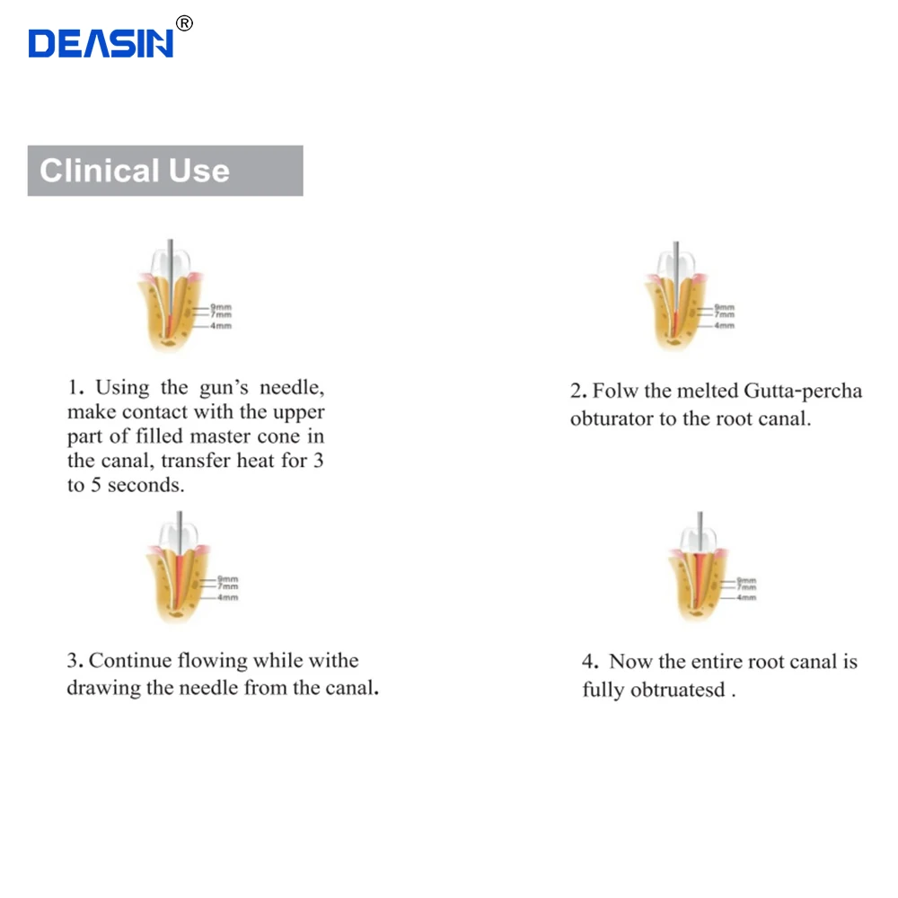 Стоматологическая эндосистема обтурации искусственная ручка с подогревом