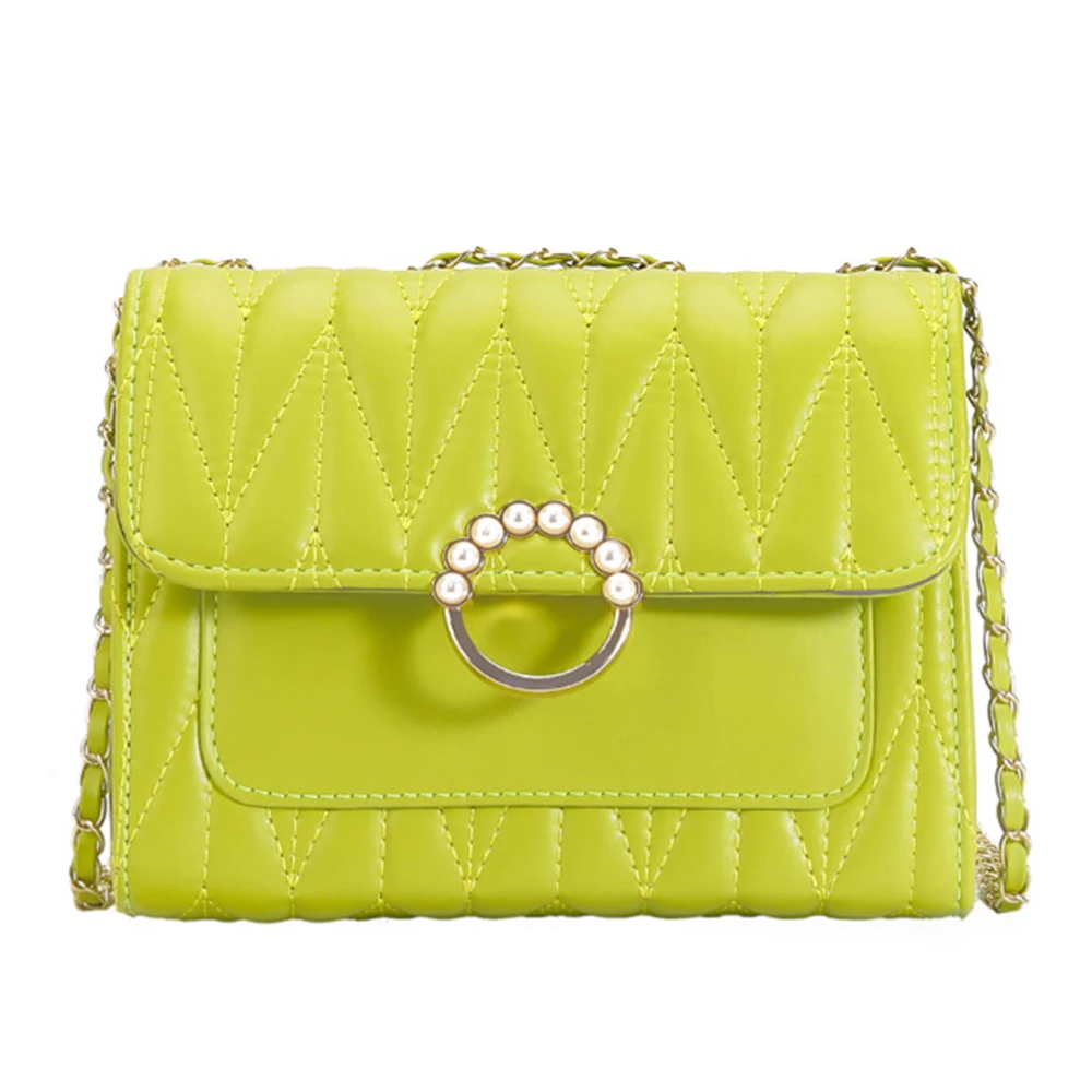

Women Pearl Crossbody Bags Fashion Chains Shoulder Falps For Lady Luxury Brand Handbags Female High Quality Mini Satchels Wallet