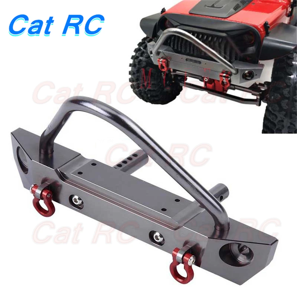 

Metal Front Bumper For 1/10 RC Crawler Axail SCX10 catRC