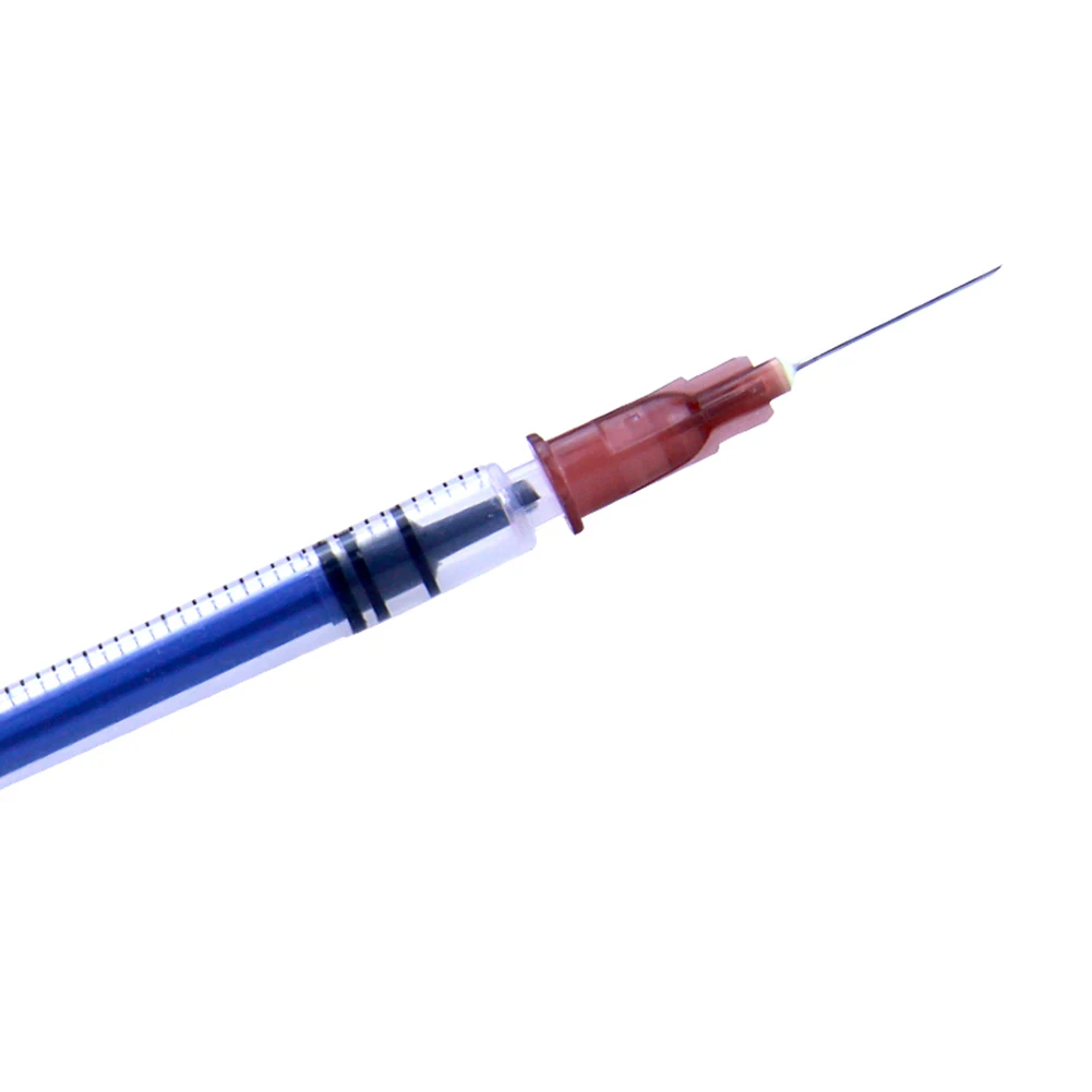 10/20/50Pcs Disposable Syringe with Needle 1ML Sterile Individual Package for Scientific Lab Refilling Feeding Liquid Measuring |