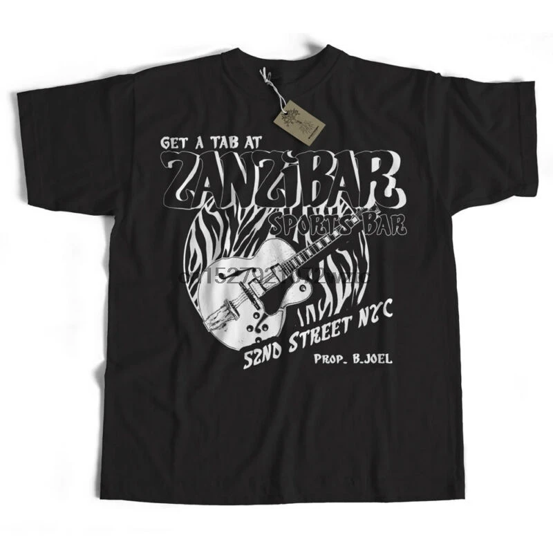 Футболка с принтом Billy Joel Zanzibar Club An Old Skool hooligans Rock Tee|Мужские футболки| |
