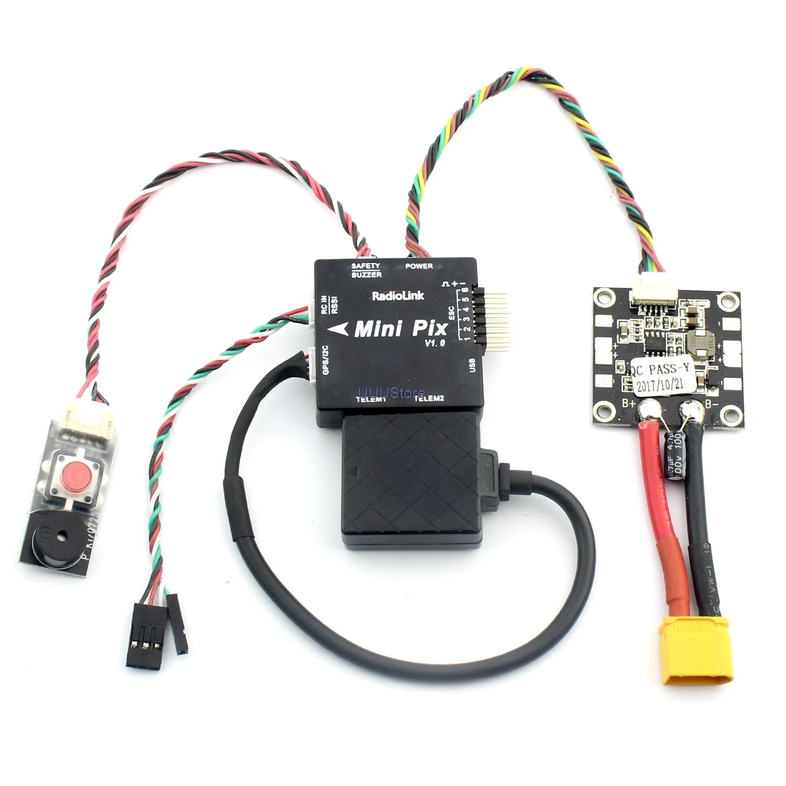 Радиолин Mini PIX PIXHAWK M8N GPS управление полетом Вибрация демпфирование с помощью