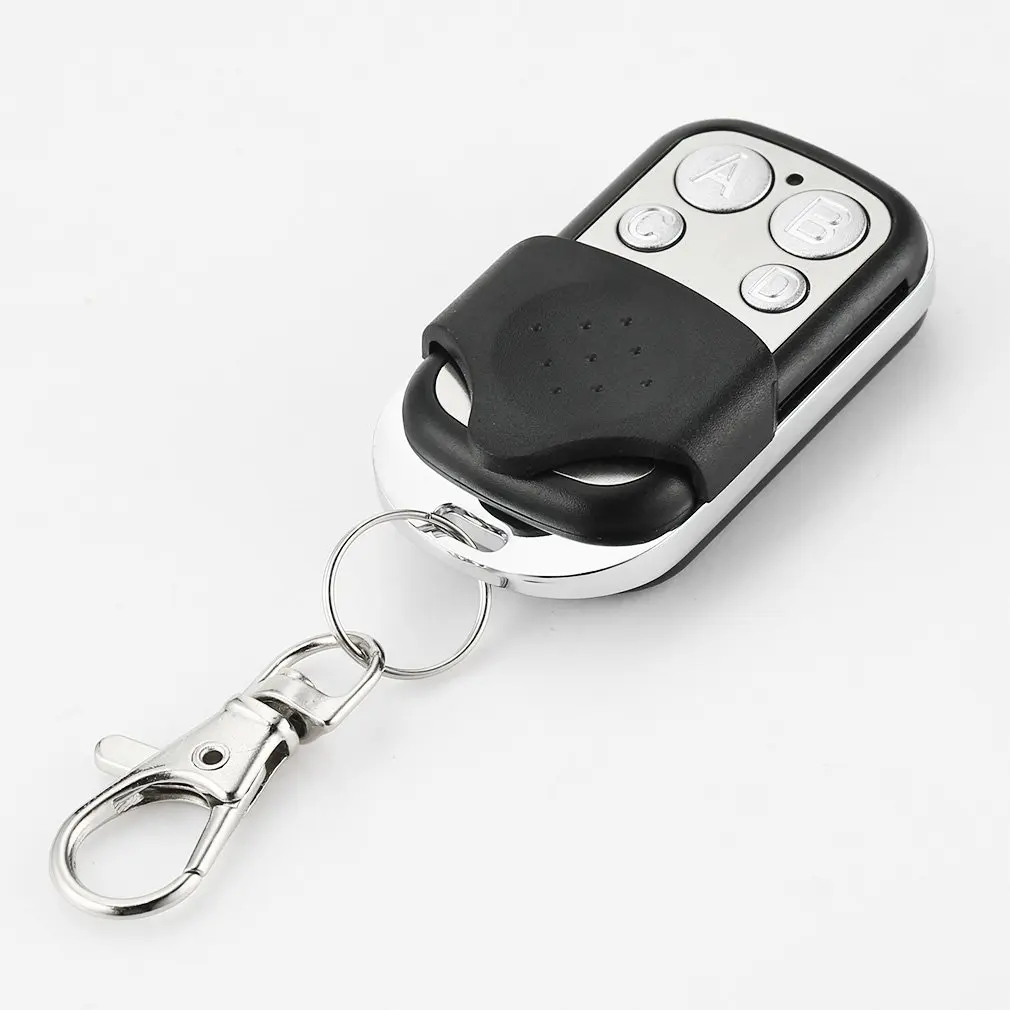 

433MHZ Universal Remote Control Key for Garage Door Electric Door Wireless Cloning Copy Key Compatible Fixed Code Learning Code