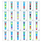 1 упаковка, деревянные зажимные шарики-трубки для обучения моторике