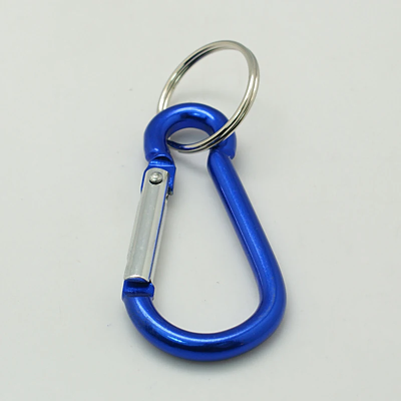 

100 шт брелок оптовая продажа алюминиевый карабин овальный брелок с железными застежками для изготовления ювелирных изделий брелок аксессу...