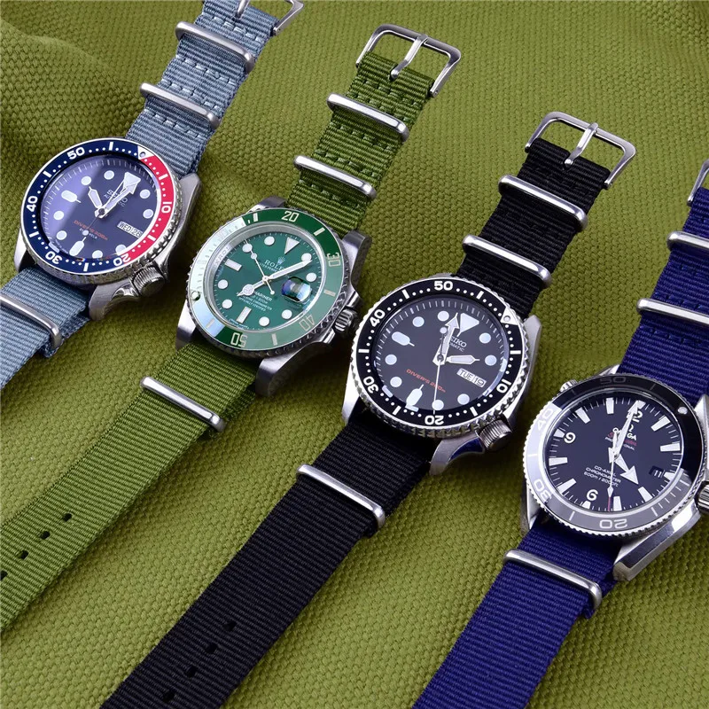 Ремешок Nato для samsung Galaxy watch 46 мм Active 2 42 мм gear S3 Frontier Amazfit ремешок Bip huawei watch GT 20 мм 22 мм ремешок для часов