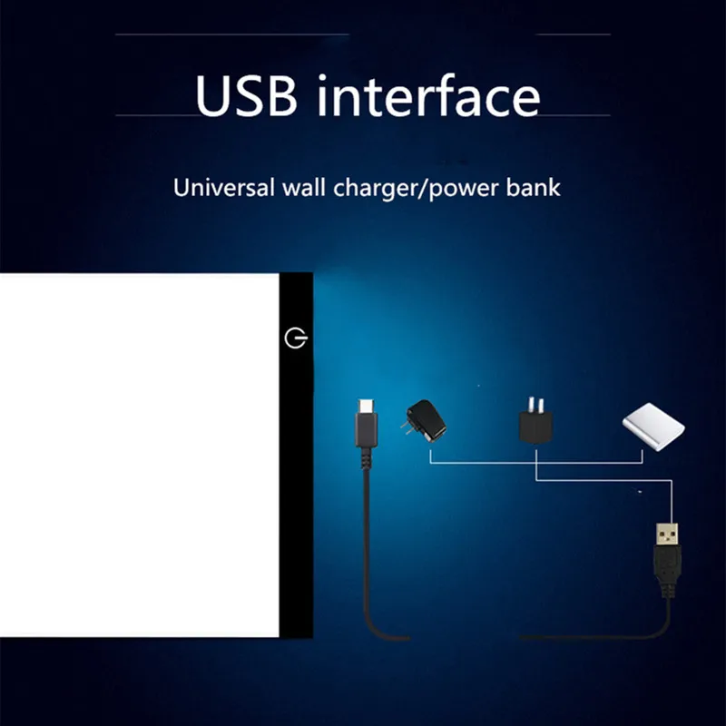 Цифровой графический планшет A4 светлая настольная светодиодная копировальная