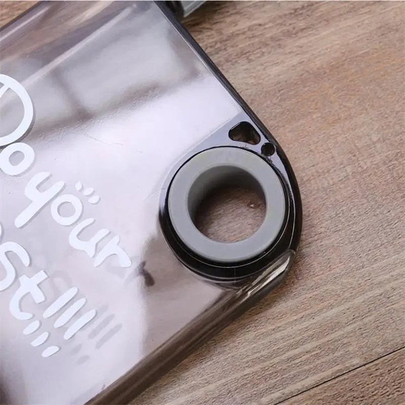 Портативная бутылка с прозрачной водой для путешествий плоской книгой стакан