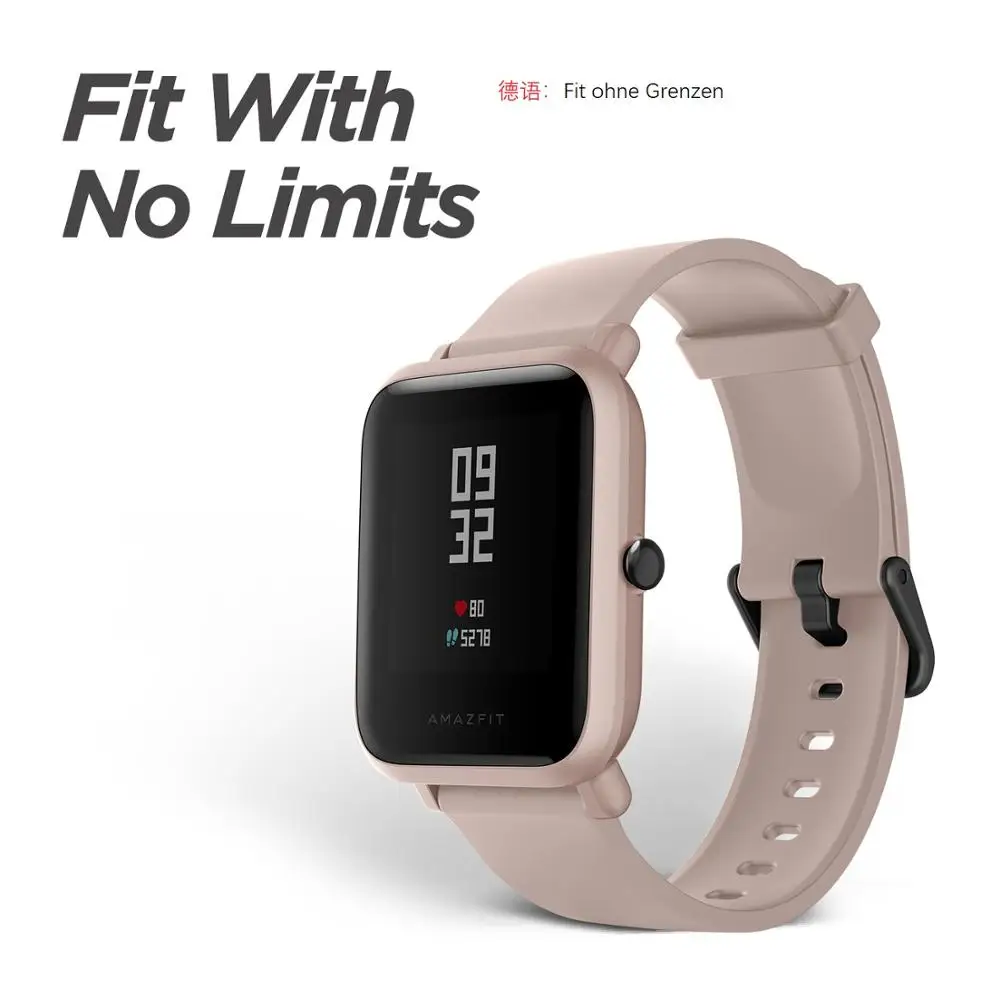 [] Оригинальные Смарт-часы Huami Amazfit Bip Lite 3 АТМ, водонепроницаемые, 45 дней в режиме ожидания, трекер сердечного ритма, умные часы