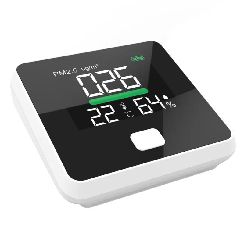 

PM2.5 Air Quality Monitor Gas Detector Air Temperature Humidity Sensor Gas Analyzer