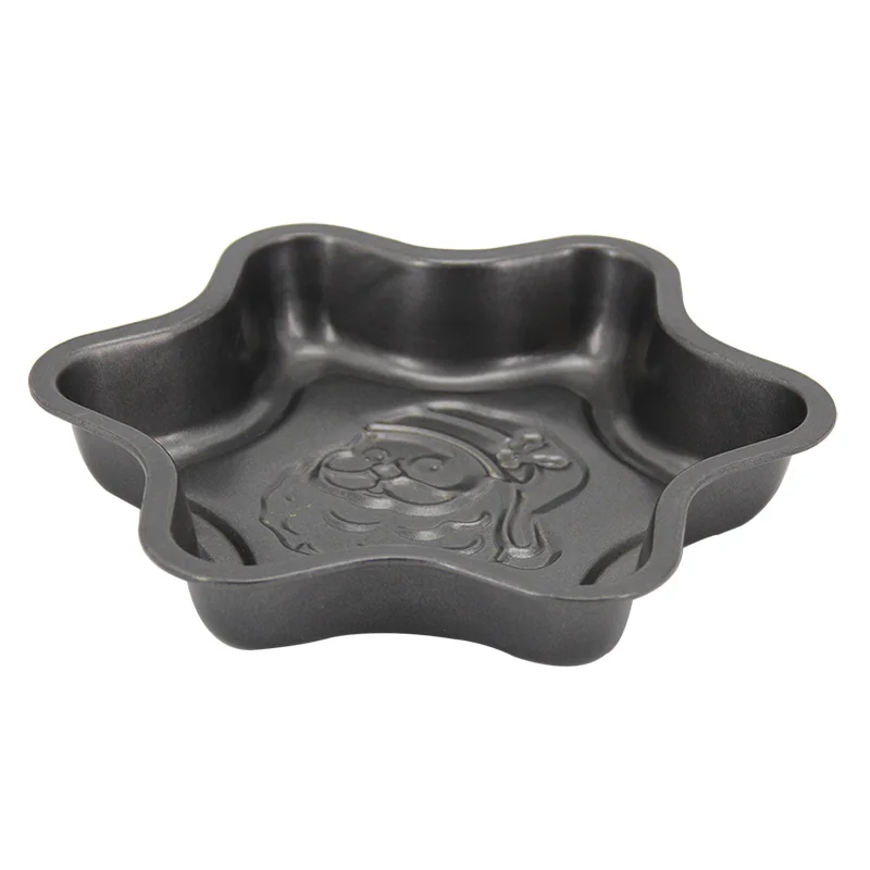 Форма для торта из углеродистой стали в форме рождественской звезды DIY торты хлеб