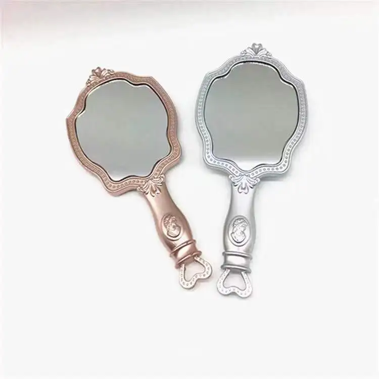 Портативное косметическое винтажное туалетное зеркало для девочек мини-зеркало