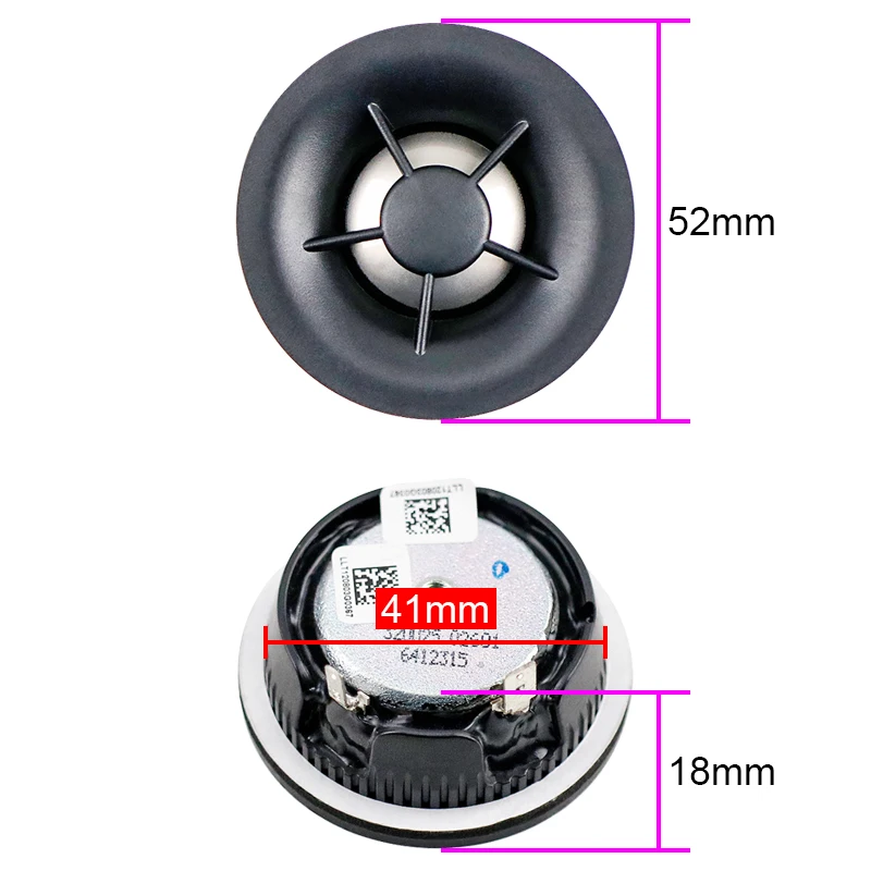 Высокочастотный динамик GHXAMP HiFi 2 дюйма 4 Ом 20 Вт титановая пленка тройной