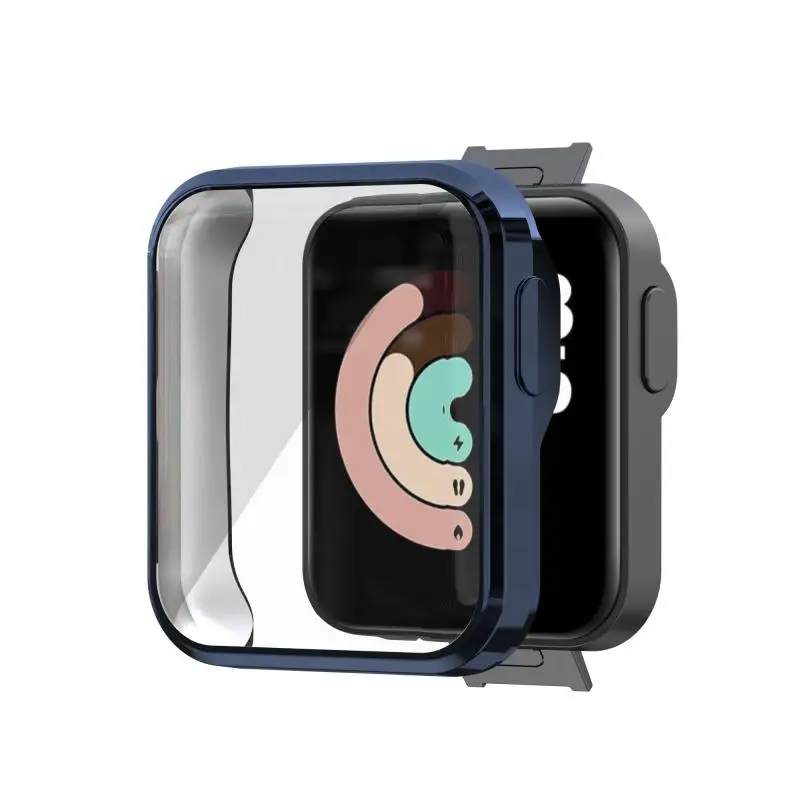 

Full Screen Protector For Xiaomi Watch Lite/Redmi Smart Watch All-inclusive TPU Case Anti-drop Screen Protector Protective Cover