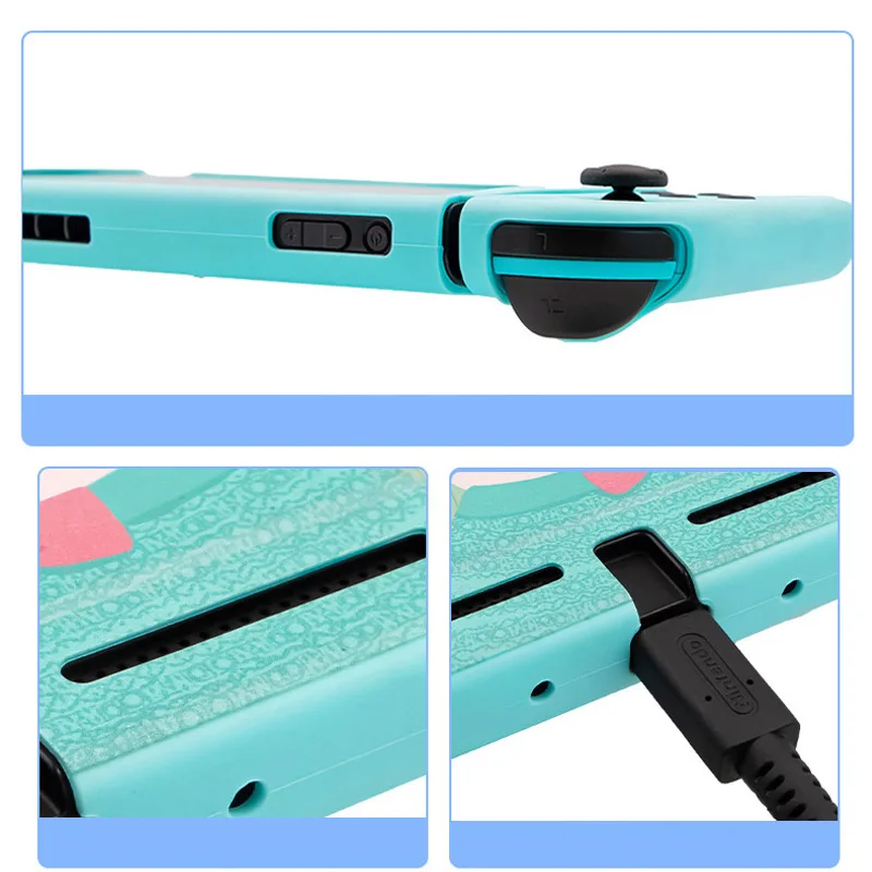 Защитный чехол с мультяшным рисунком для переключателя из ТПУ мягкий