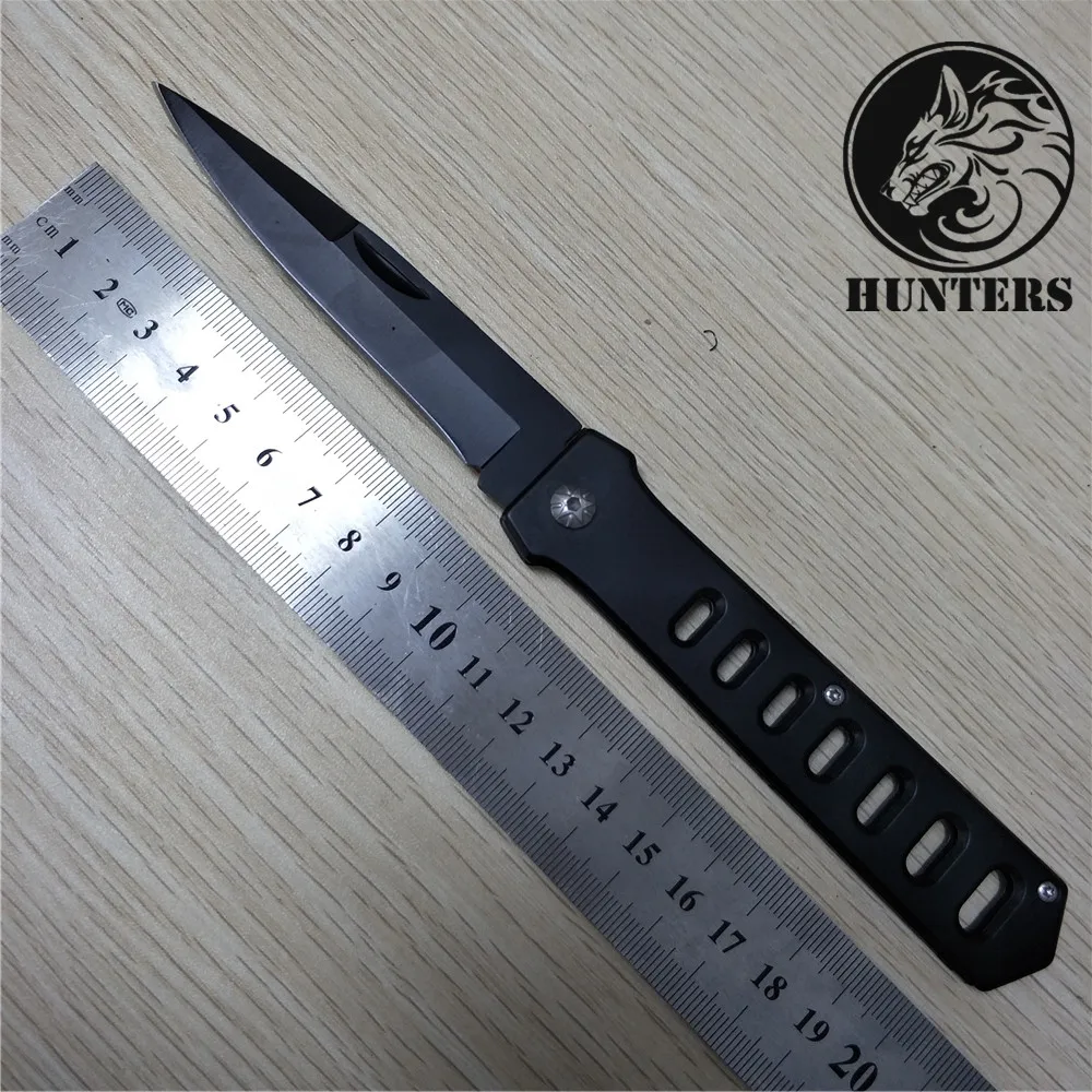 Тактический 55HRC высокой твердости 3CR13 лезвие с алюминиевой ручкой складной нож