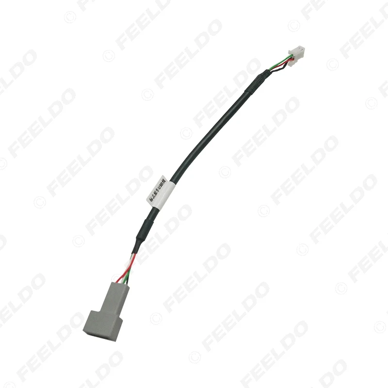 FEELDO 10 шт. автомобильный аудио вход медиа провод для передачи данных оригинальный