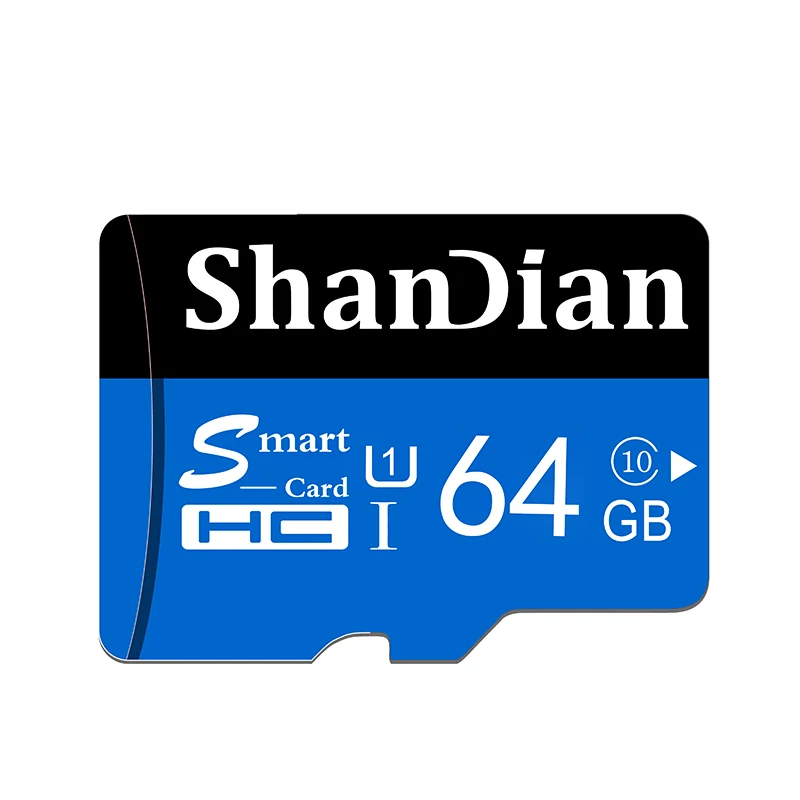 d ShanDian горячая Распродажа Micro SD слот для карт памяти 64 ГБ 32 ГБ оперативной памяти, 16 Гб встроенной памяти, 8 Гб class10 карты памяти Ручка MicroSD накопитель флэш-памяти жесткого диска с высокой скоростью - Емкость: d