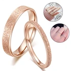 Женское кольцо из нержавеющей стали, розовое золото, ширина 24 мм, подарочные украшения для девочек