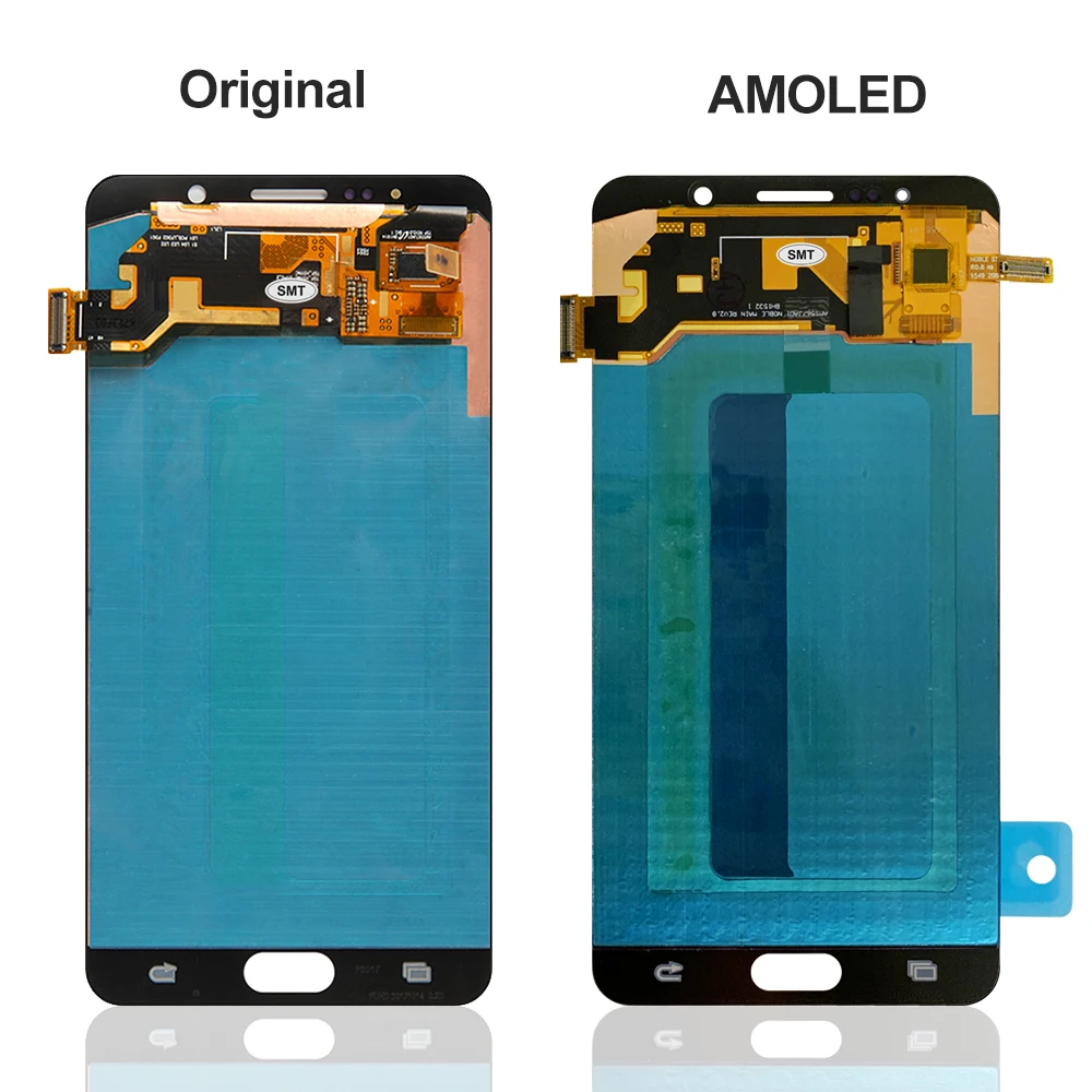 OLED-дисплей 5 7 дюйма для SAMSUNG Galaxy Note сенсорный ЖК-экран Samsung Note5 N920A N9200 SM-N920 N920C