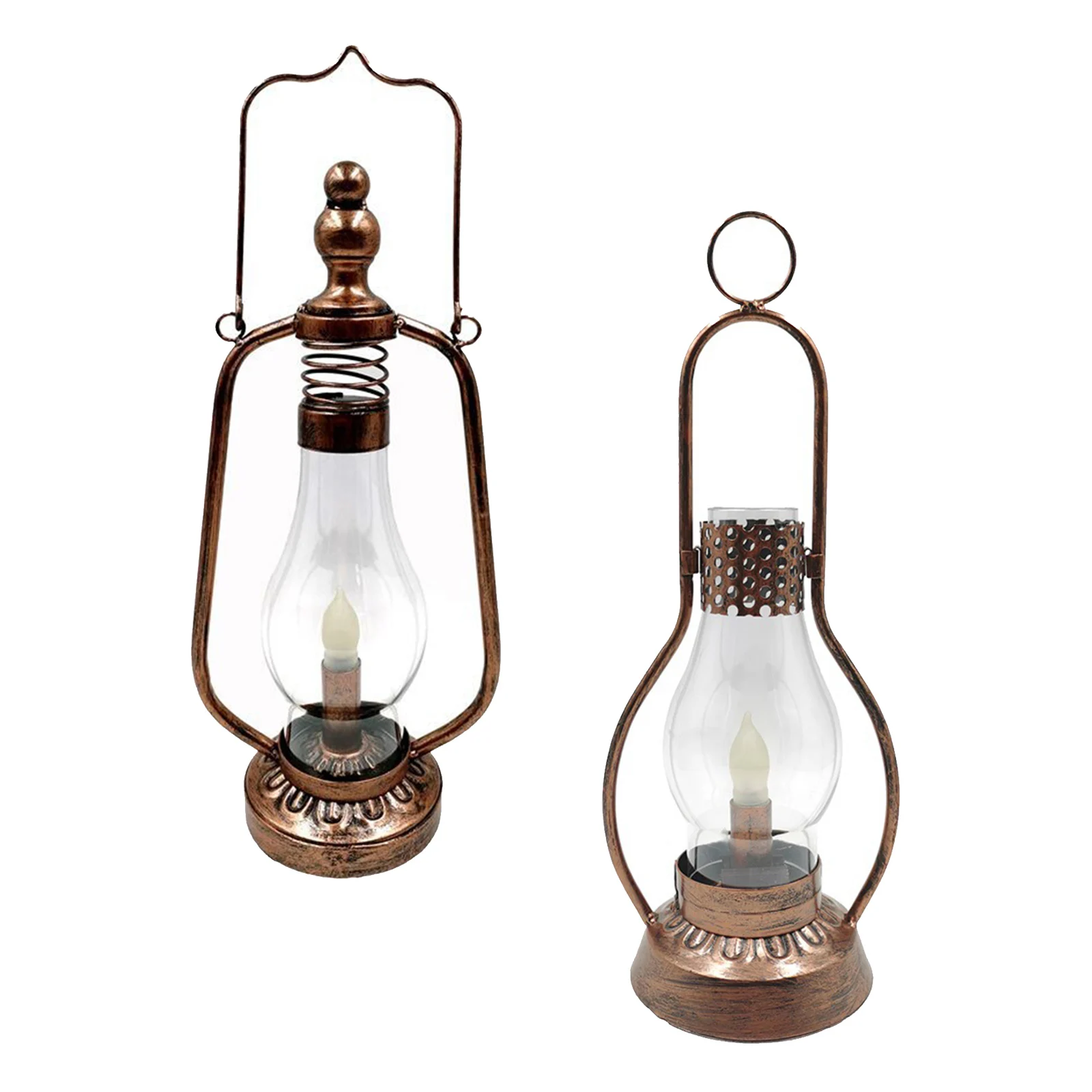 

Antique Oil Lamp Lantern Lamp Hanging Wall Portable Garden Decorative Camp Light for Yard Garden Party Lawn Tree Pathway