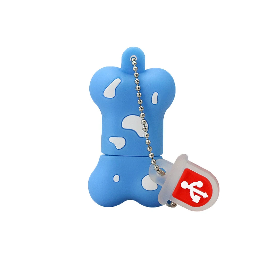 USB флеш-накопители Dog Bone, реальная емкость 8 ГБ, 16 ГБ, 32 ГБ, 64 ГБ, 128 ГБ, 256 ГБ, флеш-накопитель, мультяшная мини USB карта памяти, флешка