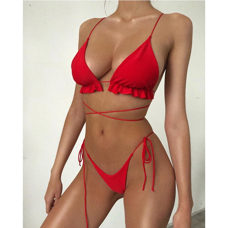 New Women Ladies Padded Push-up Bikini Bra Set Swimsuit Bathing Suit Bandage Swimwear Beachwear | Женская одежда