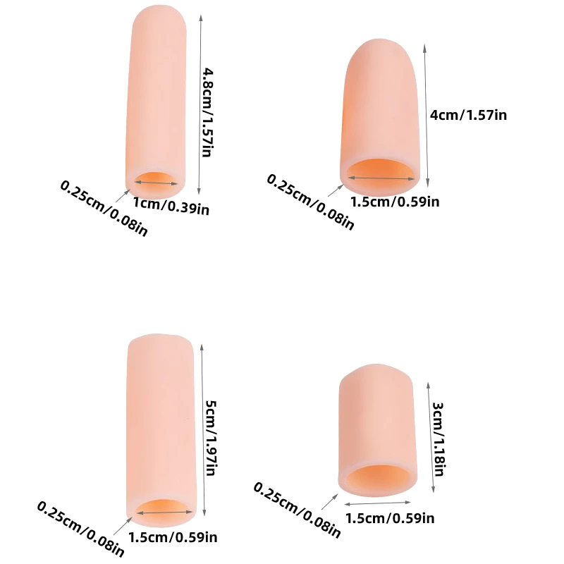 5 шт. силиконовый разделитель пальцев аппликатор для защиты мягкий кукурузный