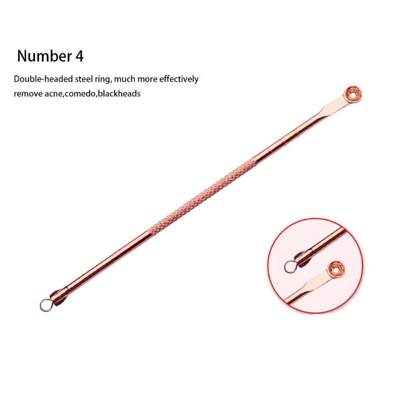 

4 pcs/Set Acne Blackhead Pimple Treatment Pin Kits Comedone Pin Needle Tool