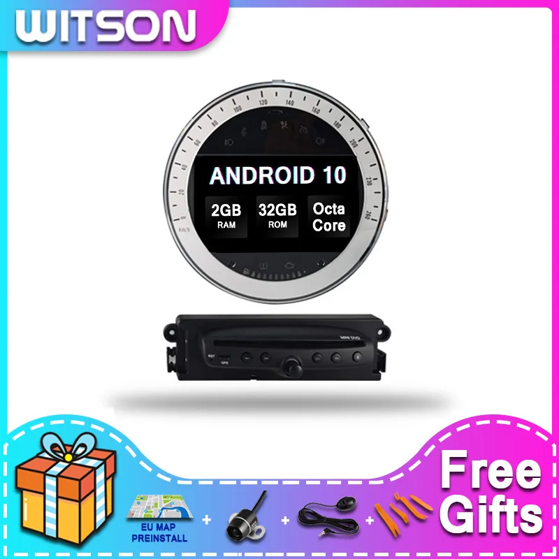 

WITSON ANDROID 10.0 Multimedia Player Car FOR BMW BMW MINI COOPER 2006-2013 8core 4RAM 64ROM