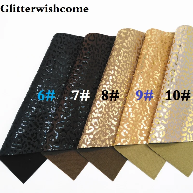 Ткань из искусственной кожи Glitterwishcome 21 х29 см Размер A4 Vinil Para Lazos листы ткань с